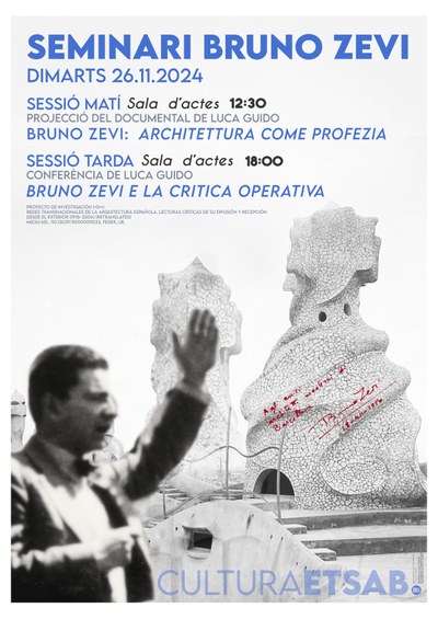 Seminari Bruno Zevi a CULTURA ETSAB