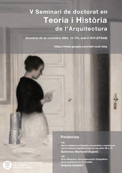 V Seminari de doctorat en Teoria i Història de l'Arquitectura