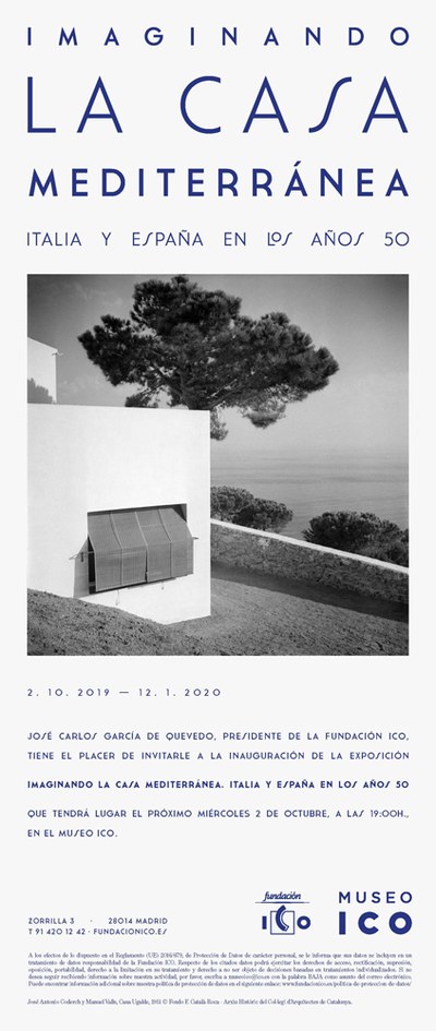 Exposición "Imaginando la casa mediterránea. Italia y España en los años 50", comisariada por el profesor Antonio Pizza