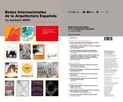 Publicado el book of abstracts "Redes Internacionales de la Arquitectura Española: 1er Seminario AEMCI"